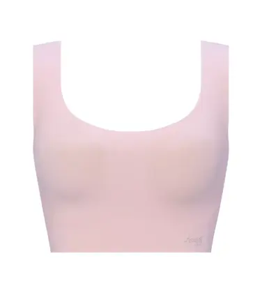 【WEB限定】綿混タイプ(スロギーG028)　カップ付きハーフトップ