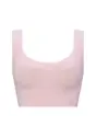 【WEB限定】綿混タイプ(スロギーG028)　カップ付きハーフトップ