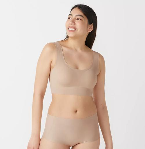 【WEB限定】綿混タイプ(スロギーG028)　マキシショーツ, ベージュ, model image number 1