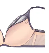 【SALE】雲ふわりブラ ブラジャー メロウボタニカル, グレー, product image number 3