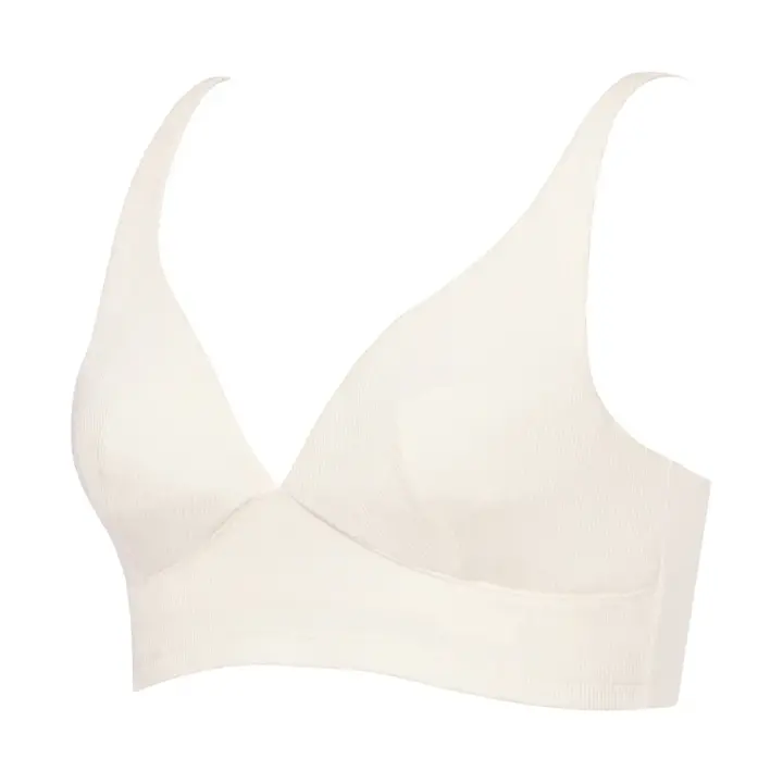 リブ ブラレット, ホワイト, product image number 2