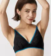 エス バイ スロギー センシュアル ノンワイヤーブラ, ブラック, model image number 0