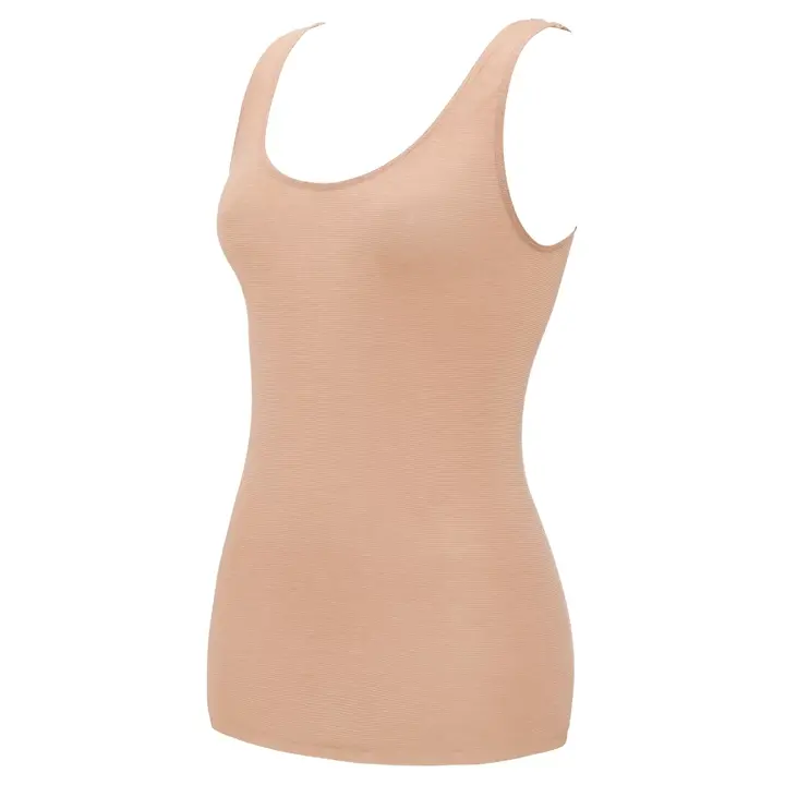 【SALE】薄くて軽い インナー5170 袖なしトップ, ブラウン, product image number 1