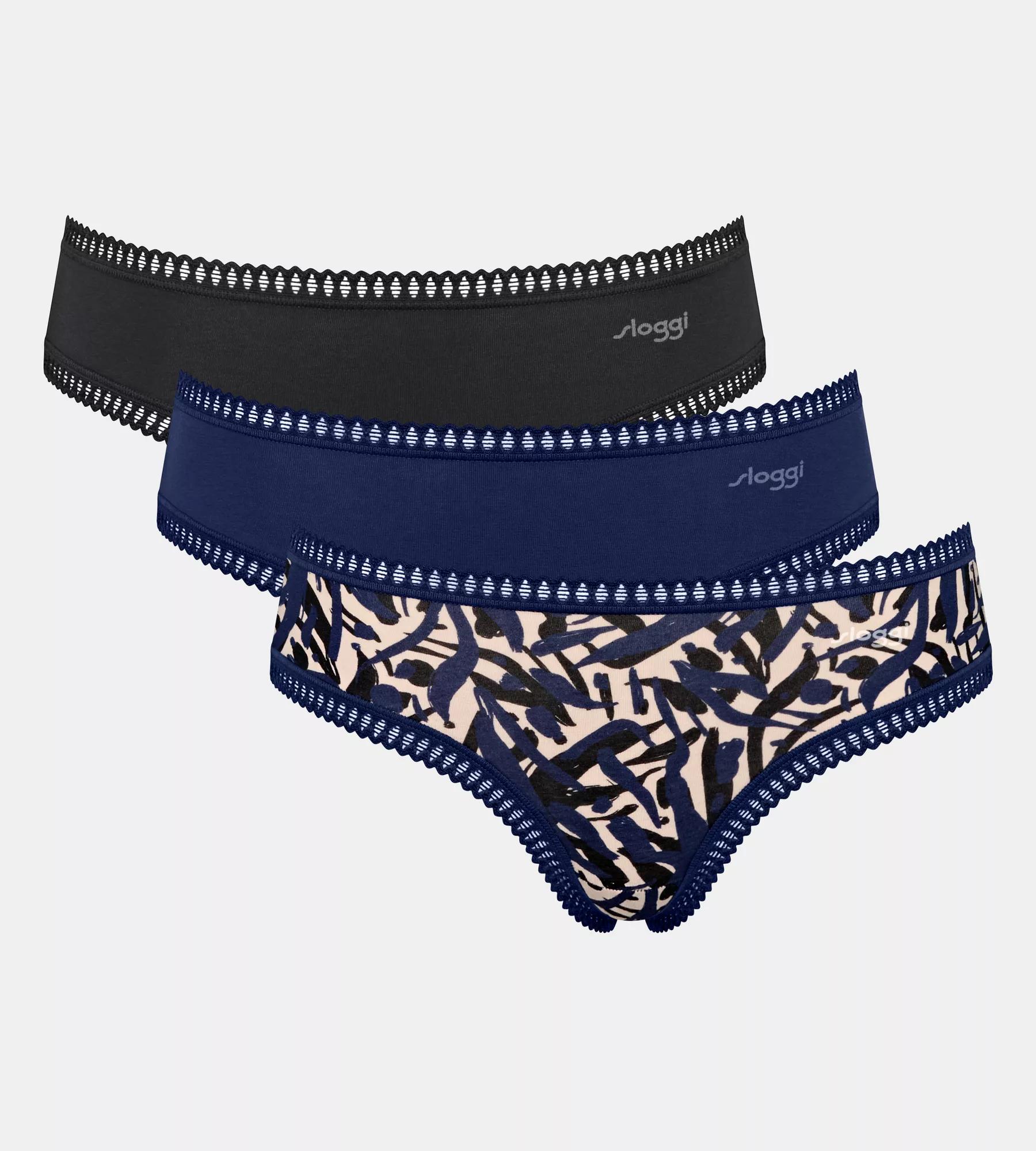 Sloggi GO Allround: 2 Hipster In Micromodal, Taglia Unica Elasticizzata, Comfort Totale