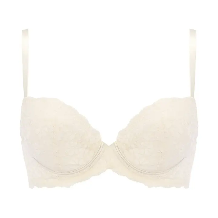 チャーミングラマー ブラ＆ショーツセット スウィンギングブーケ, ホワイト, product image number 0