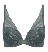 【SALE】AMOSTYLE ホープブラ ブラジャー ピースフルリーフ, グリーン, product image number 0