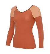 【SALE】エス バイ スロギー サンデーズ 8分袖トップ, オレンジ, product image number 2