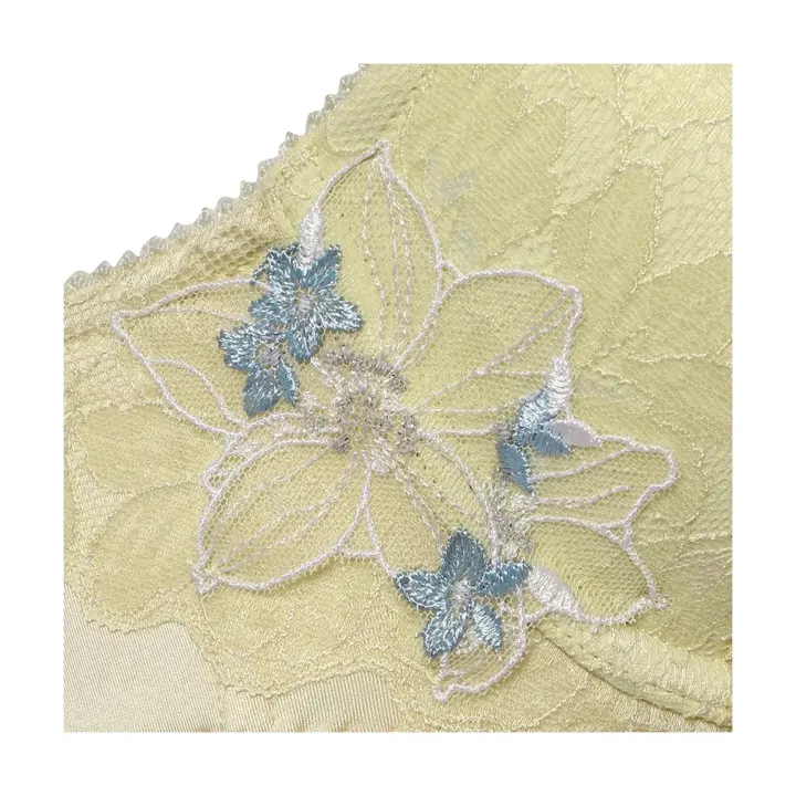 夢みるブラ DeepV ブラジャー2 アップルブロッサム, グリーン, product image number 1