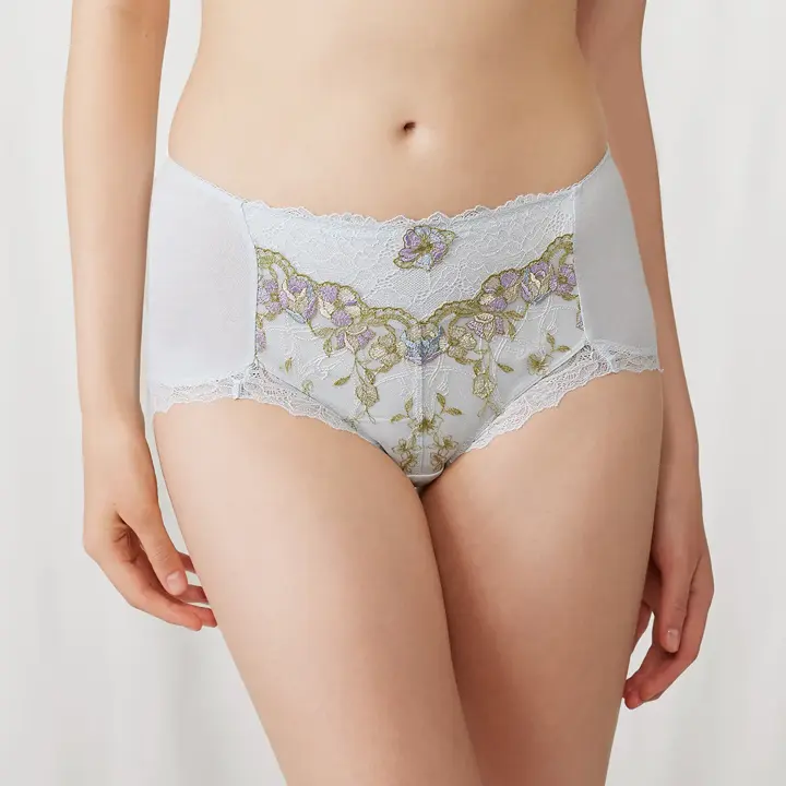 【SALE】レッドレーベル バイ トリンプ0111 はきこみ深めショーツ, ブルー, model image number 0