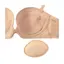 トリンプTシャツブラ025 ブラジャー(ストラップ取り外し可), ベージュ, product image number 3