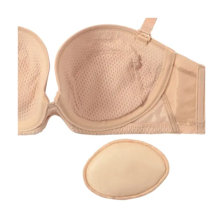 トリンプTシャツブラ025 ブラジャー(ストラップ取り外し可), ベージュ, product image number 3