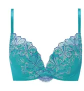 【SALE】夢みるブラ(R) ノンワイヤー エアリー 世界の絶景, グリーン, product image number 0