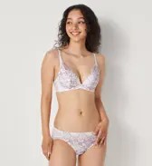 夢みるブラ(R) ノンワイヤー ブラ＆ショーツセット ドリームデイリリー【一部カラーSALE】, , model image number 1