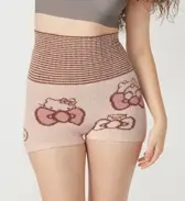 【WEB/アウトレット限定】スロギーG063 ハローキティ ハラマキ付きニットパンツ, オレンジ, model image number 0