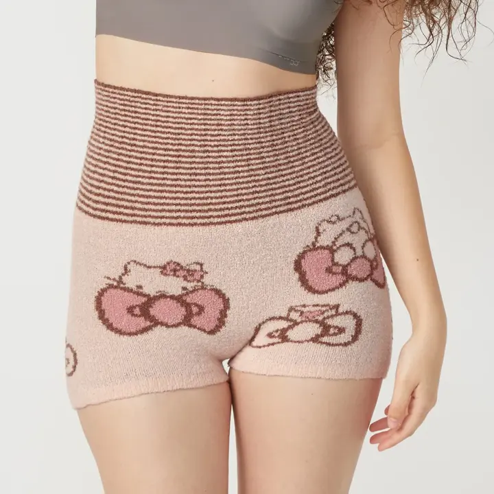 【WEB/アウトレット限定】スロギーG063 ハローキティ ハラマキ付きニットパンツ, オレンジ, model image number 0