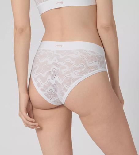 SLOGGI GO ALLROUND LACE BLANC