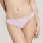 Daily Plus 胸元ぴったりブラ ブラ＆ショーツセット, パープル, model image number 2