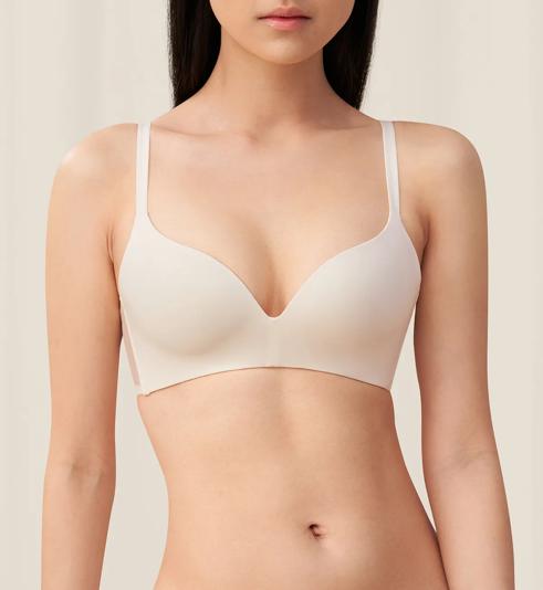 Triumph INVISIBLE INSIDE-OUT NON-WIRED PADDED BRA - Vanille - Non-wired Bra
