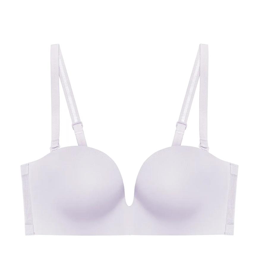 Triumph Invisible Inside-Out Non-Wired Detachable Push Up Bra - Warm stone - Strapless\/Convertible Bra