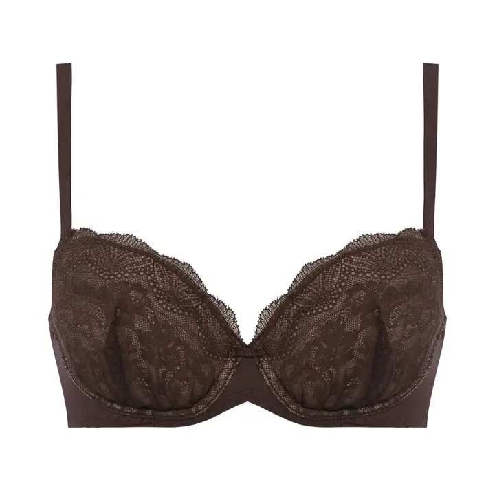 夢みるブラ(R) ライト ブラ＆ショーツセット デイジーシャワー【一部カラーSALE】, ブラウン, product image number 0