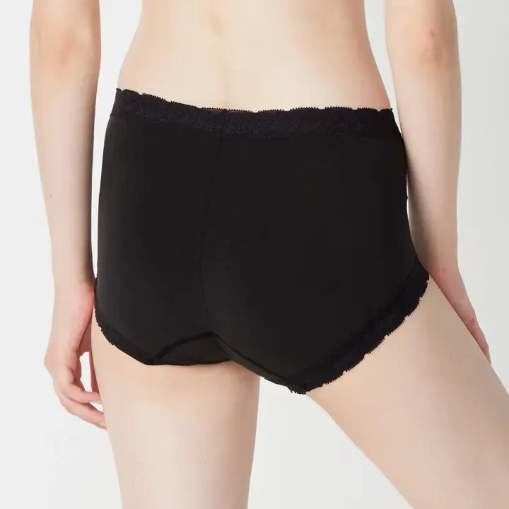 スロギーフィット サニタリー マキシ, ブラック, model image number 2