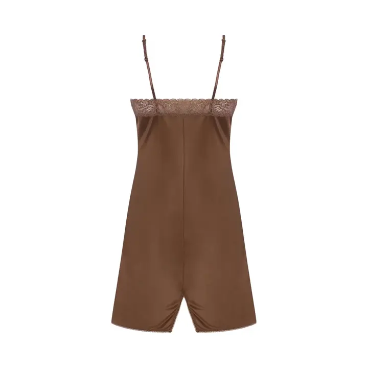 フロラーレ バイ トリンプ 615  スリップ, ブラウン, product image number 1