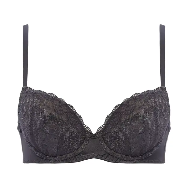 夢みるブラ(R) ライト ブラ＆ショーツセット ドリームデイリリー【一部カラーSALE】, グレー, product image number 0