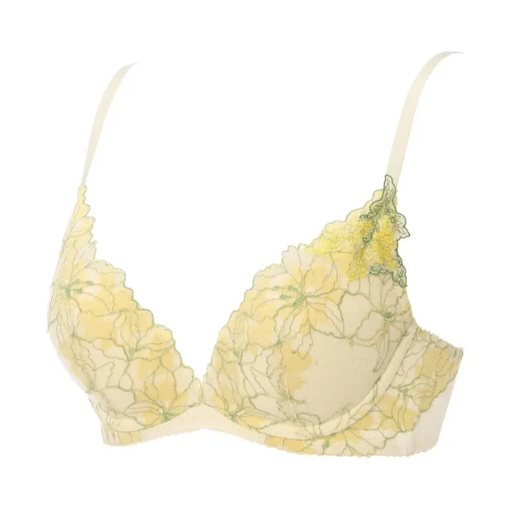 夢みるブラ DeepV ブラジャー マイブロッサムブーケ, ホワイト, product image number 2