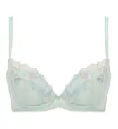 【SALE】ナチュラルスリムブラ ブラジャー カラーバースト, グリーン, product image number 0
