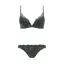 Daily Plus 胸元ぴったりブラ ブラ＆ショーツセット, グレー, product image number 1