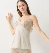 フロラーレ バイ トリンプ616 キャミソール, ベージュ, model image number 0