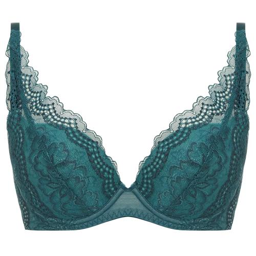【SALE】天使のブラ(R) スリムライン ブラレットデザイン552 ブラジャー, グリーン, product image number 0