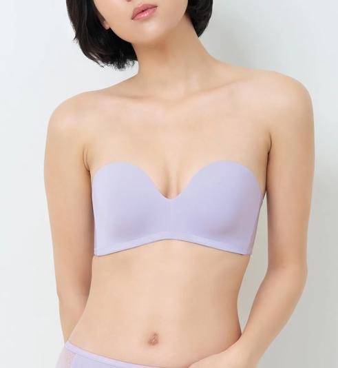 Triumph Simply Everyday Chic Non-Wired Detachable Push Up Bra - Misty lilac - Push Up Bra