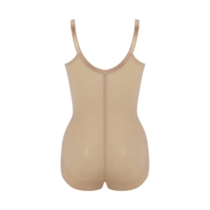 ひきしめ美シルエット ボディスーツ, ベージュ, product image number 1
