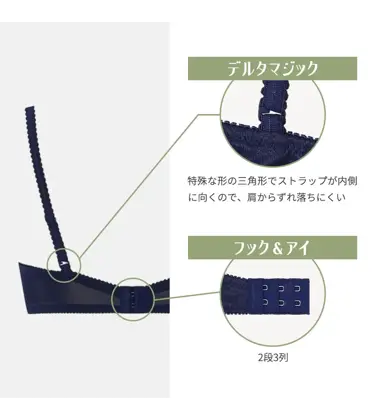 【WEB限定】美胸ソフトブラ クラッシーペタルズ ブラ＆ショーツセット