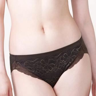 【SALE】恋するブラ(R)562 レギュラーショーツ, ブラウン, model image number 0