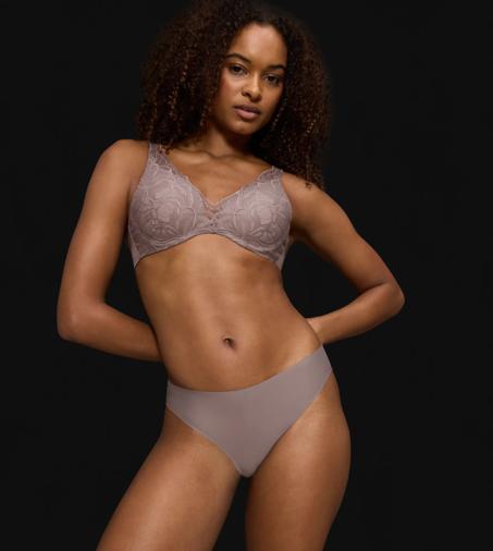 BODY MAKE-UP ILLUSION LACE in GREY