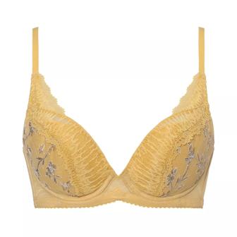 【SALE】ナチュラルスリムブラ クワイエットガーデン, イエロー, product image number 0