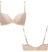 【SALE】天使のブラ(R) スリムライン502 ブラジャー (スムースタイプ), ベージュ, product image number 4