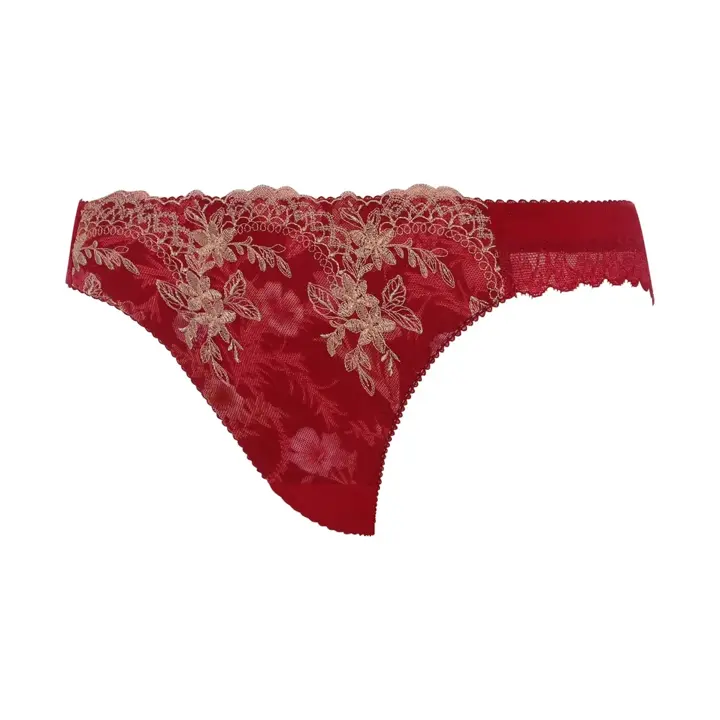 天使のブラ スリムライン644 ストリング, レッド, product image number 2