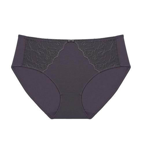 Triumph Sculpt Leaf Hipster - Graphite - Hipster Panties