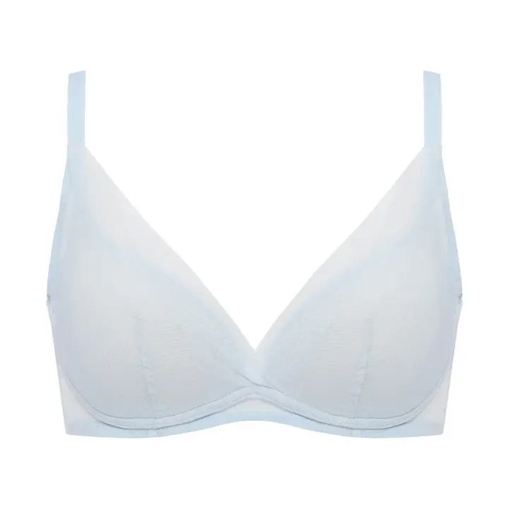 まいにちフィットブラ650 ノンワイヤーブラジャー, ブルー, product image number 0