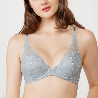 フロラーレ リュクス5002 ブラジャー(パッドなし), グレー, model image number 0