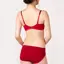 【SALE】天使のブラ(R) スリムライン582 レギュラーショーツ2, レッド, model image number 2