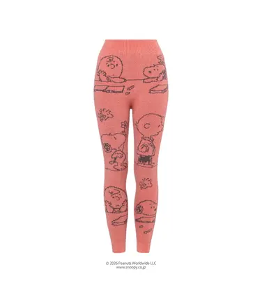 スロギー Warmer SNOOPY G083 ９分丈ニットパンツ