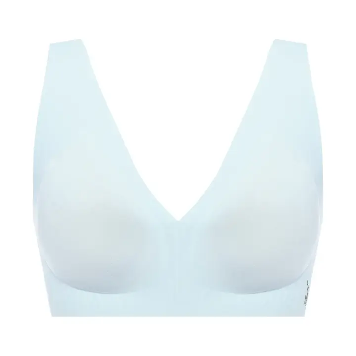 スロギー ゼロフィール ノンワイヤーブラ, ブルー, product image number 0