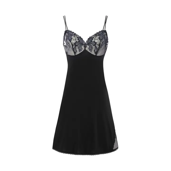 【SALE】フロラーレ バイ トリンプ613 スリップ, ブラック, product image number 0