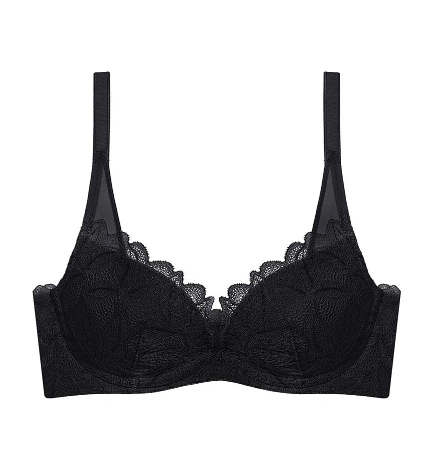 Aqua Organic Wired Push Up Bra in Black | Triumph Malaysia