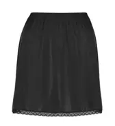 【SALE】ベーシックぺチコート(40cm丈), ブラック, product image number 0