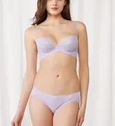 【SALE】スーパークール567 ブラジャー, パープル, model image number 1